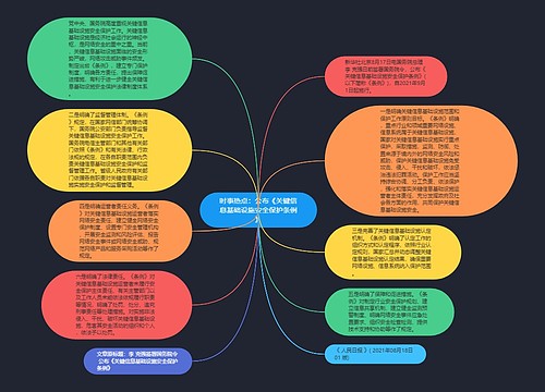 时事热点：公布《关键信息基础设施安全保护条例》