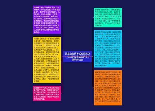 国家公务员考试时政热点:让蚁族走出蜗居获平等发展的机会