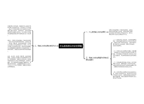 什么是危害公共安全罪呢