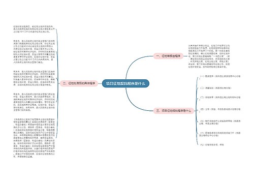 项目征地报批程序是什么