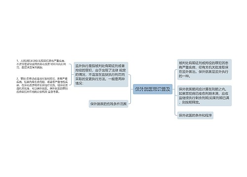 保外就医常识普及