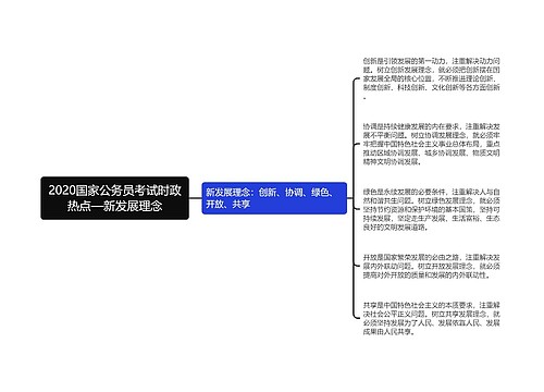 2020国家公务员考试时政热点—新发展理念