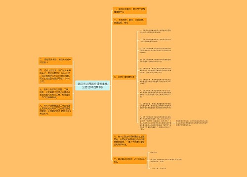 武汉市人民政府征收土地公告[2012]第3号
