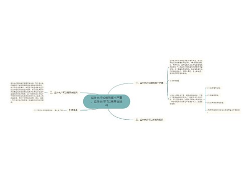 监外执行和缓刑哪个严重，监外执行可以离开当地吗