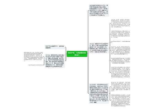 知识产权，为高质量发展添动力