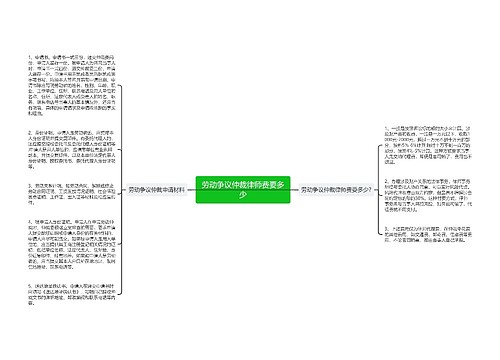 劳动争议仲裁律师费要多少