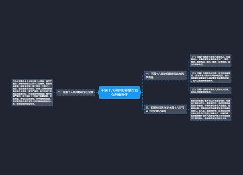 不满十八周岁犯罪是否追究刑事责任