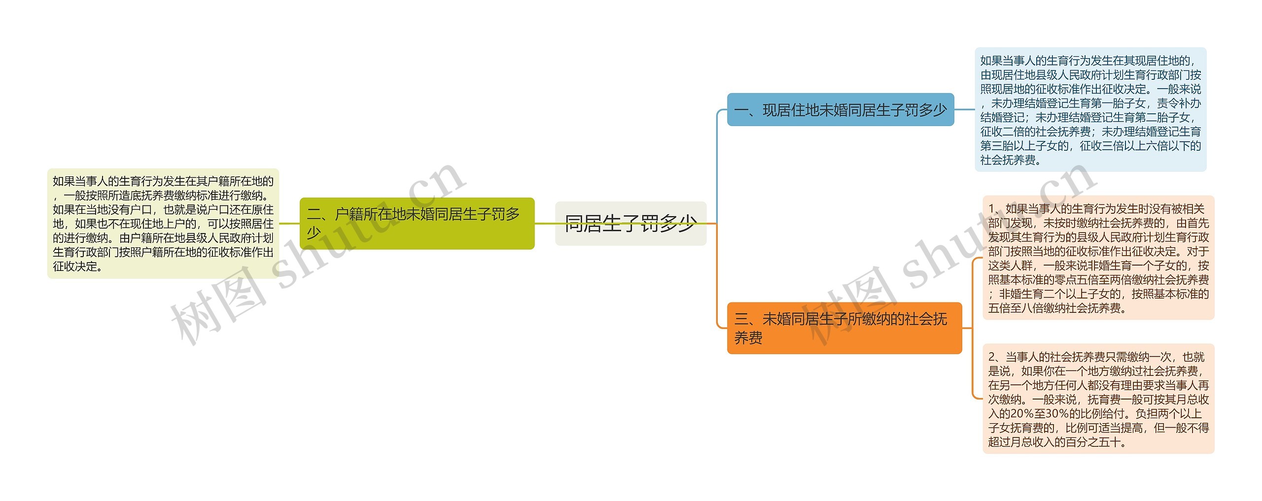 同居生子罚多少