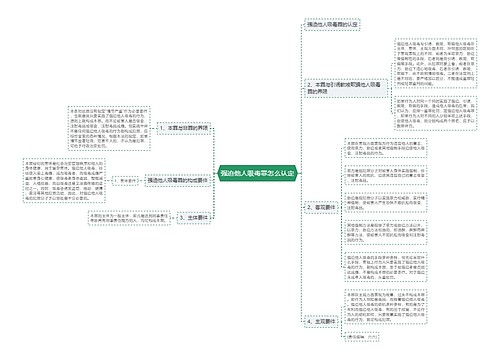 强迫他人吸毒罪怎么认定