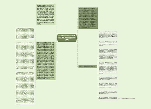 劳动争议仲裁与劳动监察的区别及受案范围划分的原则