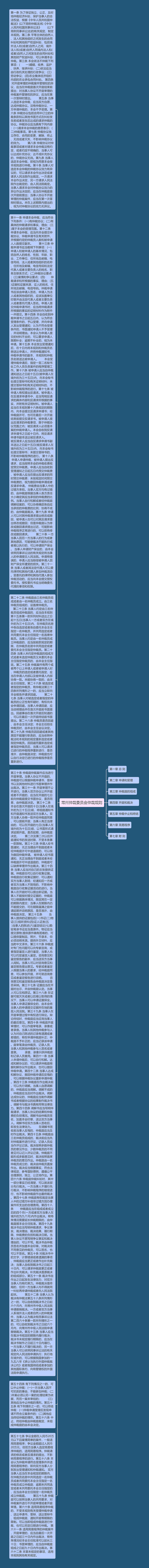 常州仲裁委员会仲裁规则思维导图高清图 常州仲裁委员会仲裁规则思维导图