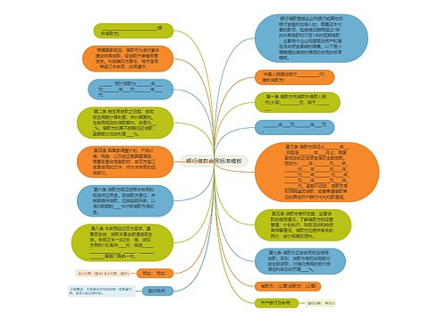 银行借款合同标准模板