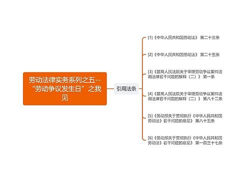 劳动法律实务系列之五--“劳动争议发生日”之我见