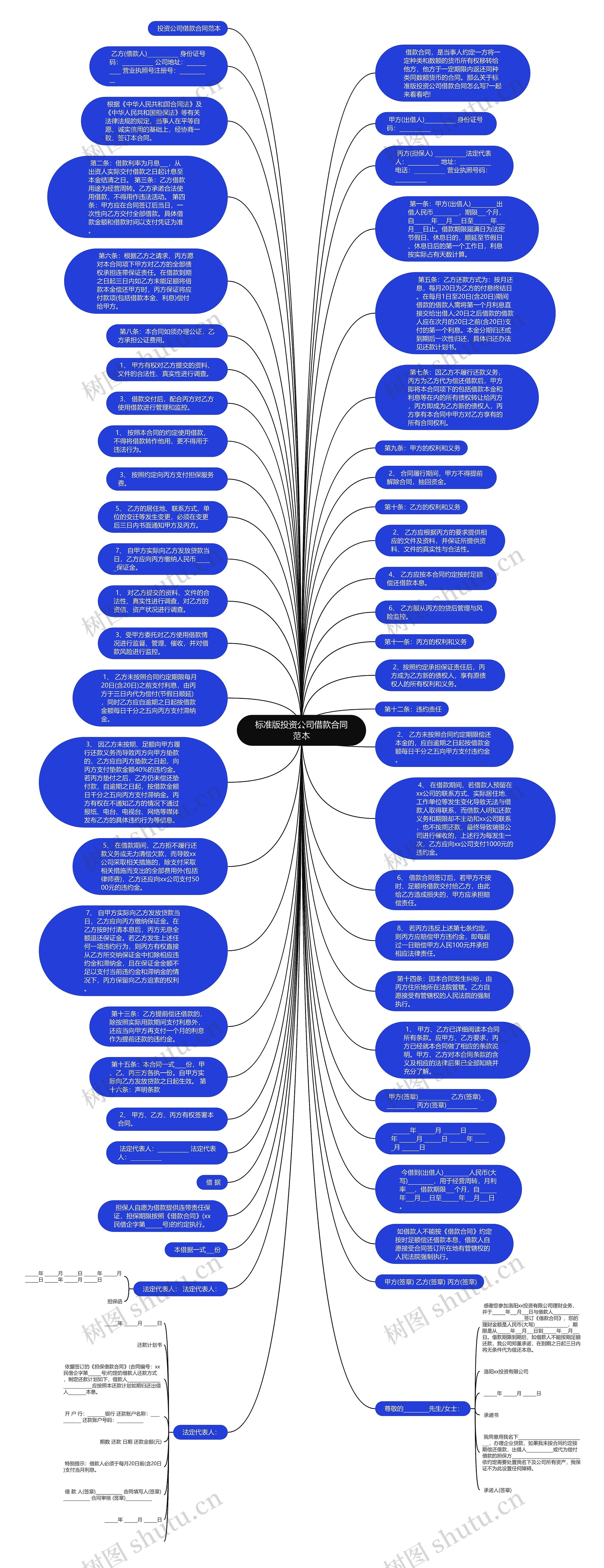 标准版投资公司借款合同范本