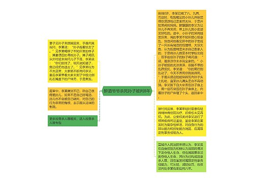 醉酒爷爷杀死孙子被判8年