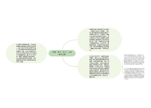 仲裁：职工“旷工”之说缺乏证据