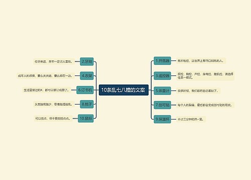 10条乱七八糟的文案 10条乱七八糟的文案