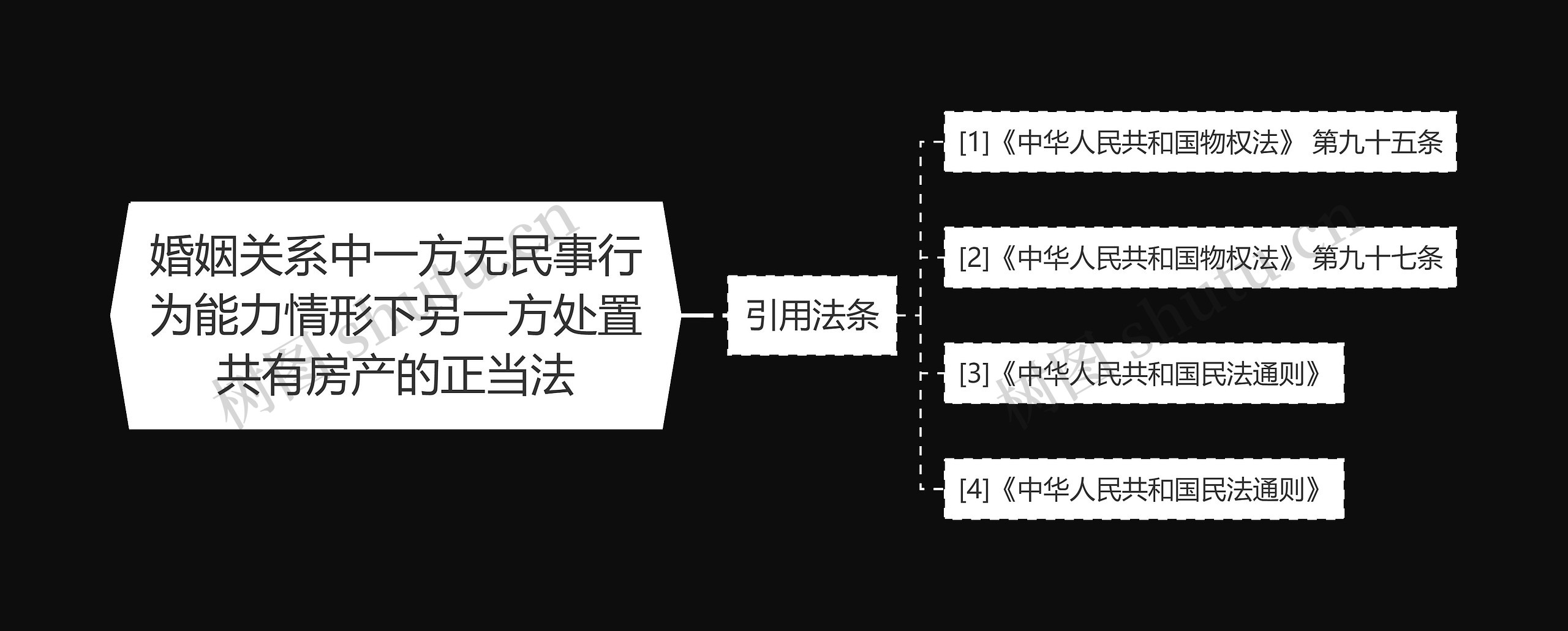 婚姻关系中一方无民事行为能力情形下另一方处置共有房产的正当法思维导图