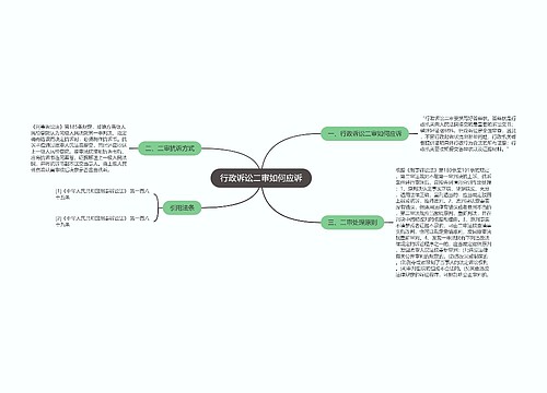 行政诉讼二审如何应诉