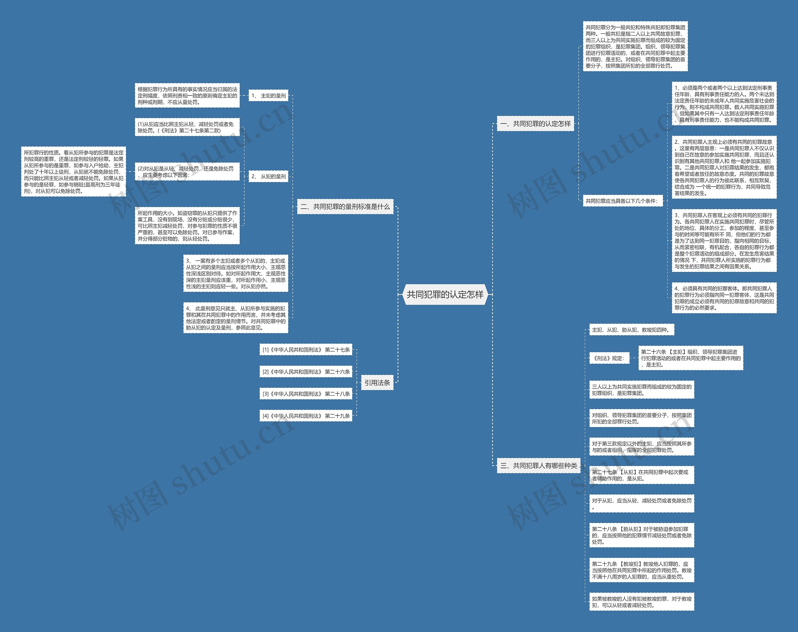 共同犯罪的认定怎样思维导图