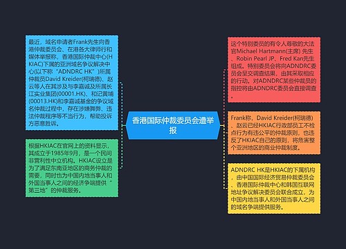 香港国际仲裁委员会遭举报