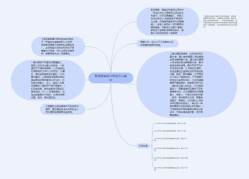 取保候审条件存在什么弊端