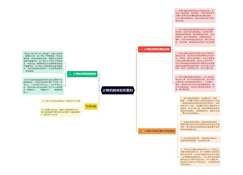 计算机网络犯罪量刑