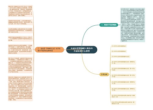 未成年犯罪嫌疑人附条件不起诉是什么意思