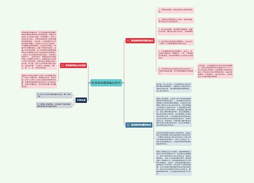 取保候审需具备的条件