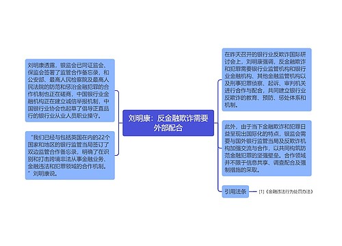 刘明康：反金融欺诈需要外部配合