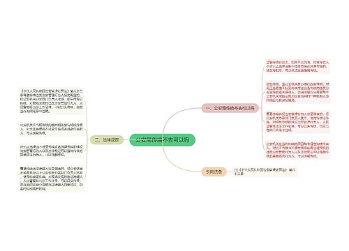 公安局传唤不去可以吗