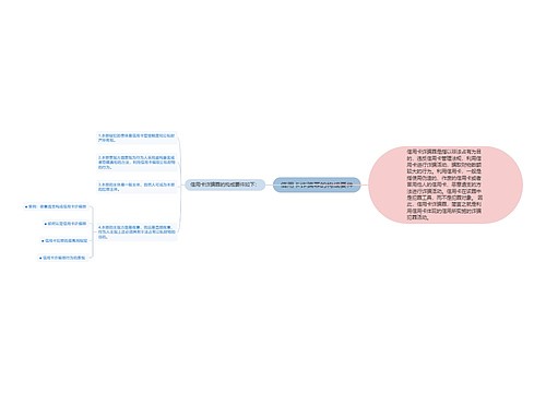 信用卡诈骗罪的构成要件