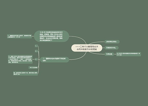 ×××工商行政管理局经济合同仲裁委员会受理案