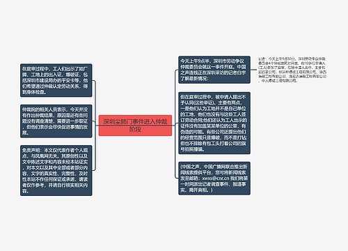 深圳尘肺门事件进入仲裁阶段