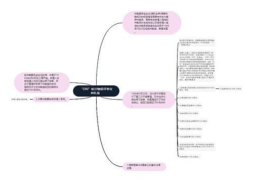 “ORI”轮货物损坏争议仲裁案  