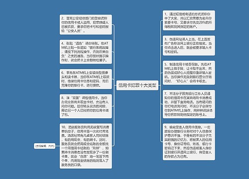 信用卡犯罪十大类型