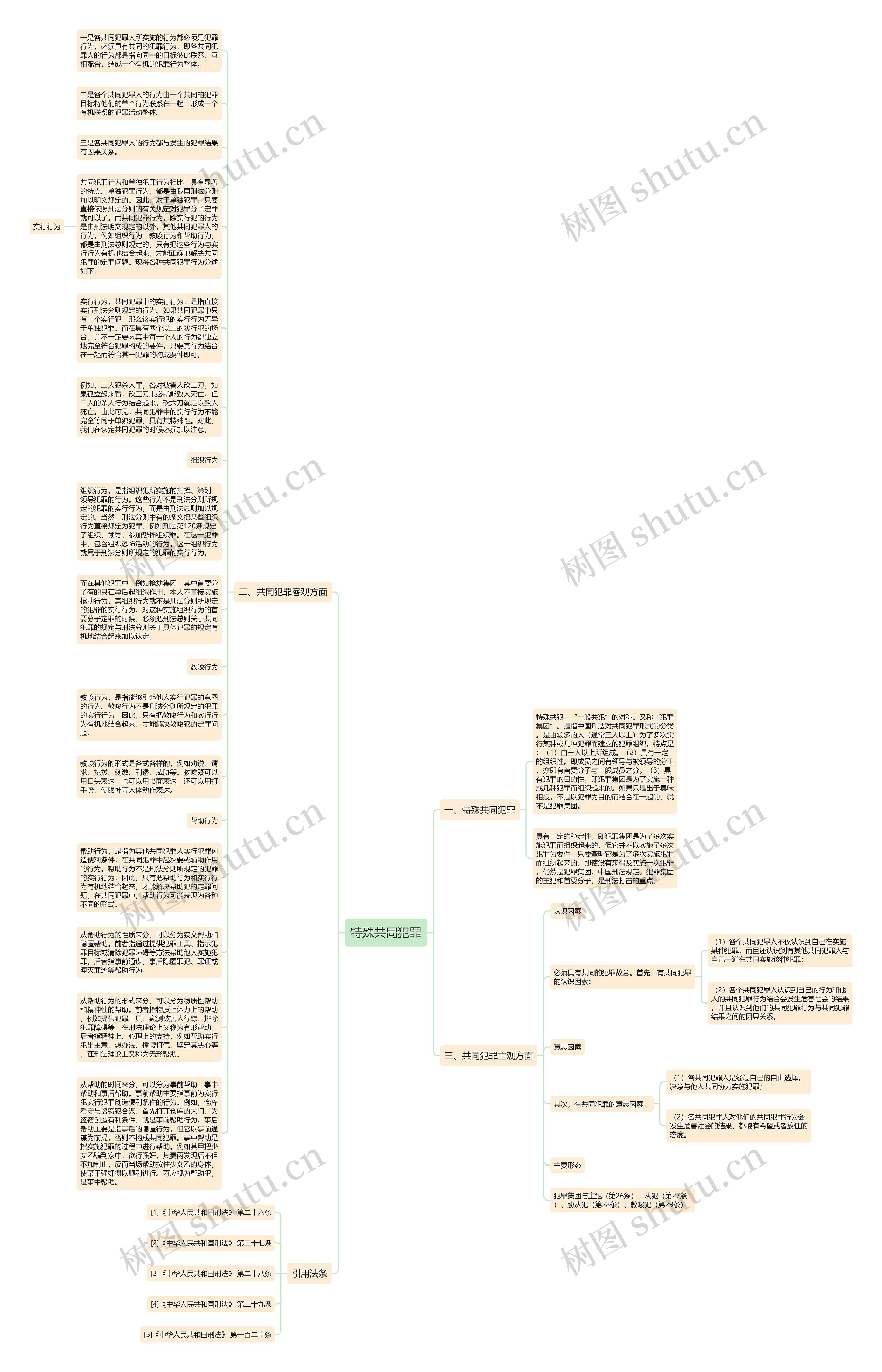 特殊共同犯罪思维导图