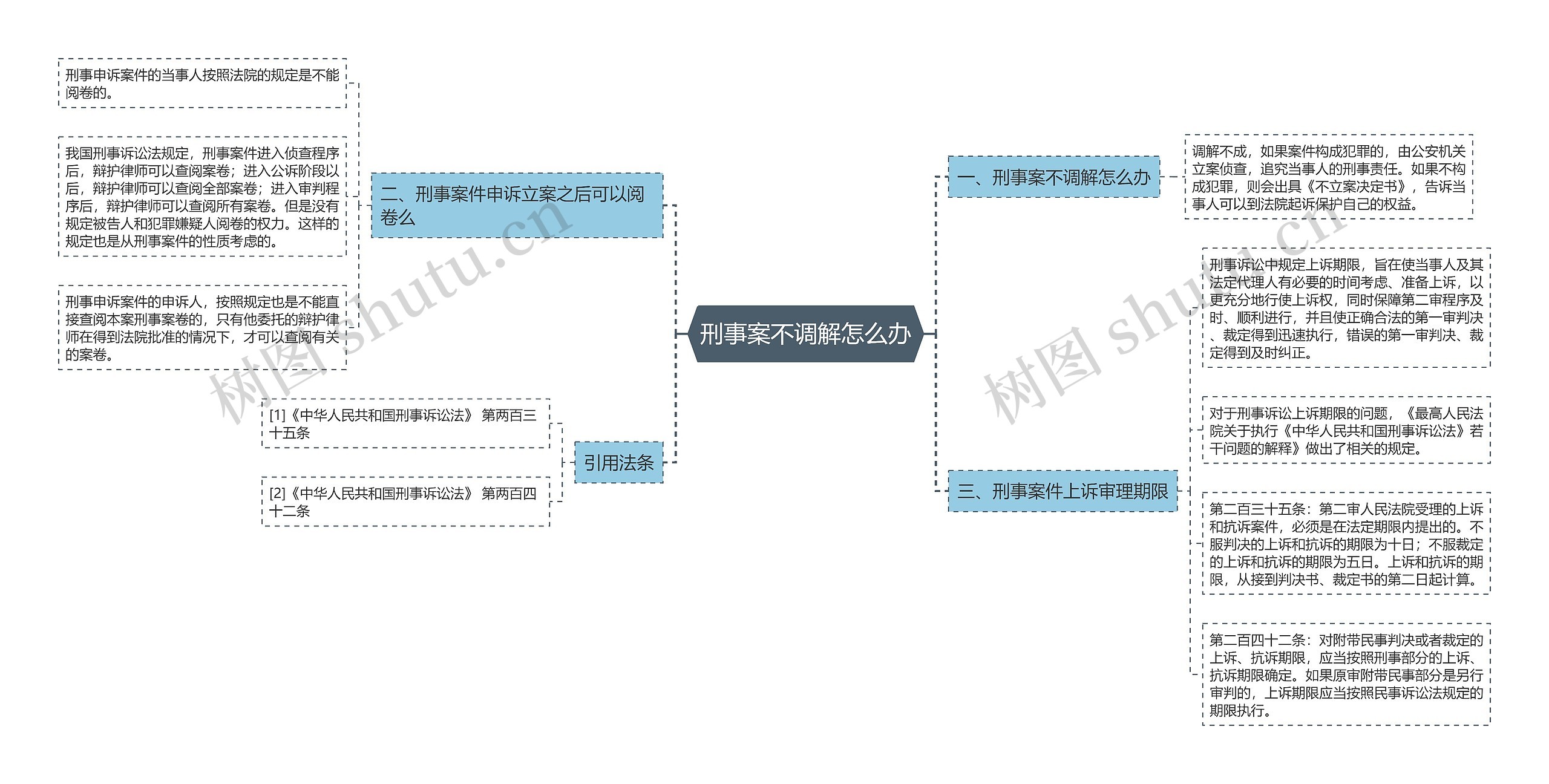 刑事案不调解怎么办