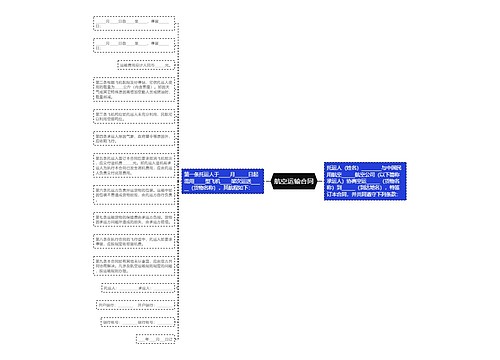 航空运输合同