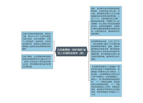 力拓案更换一辩护律师 被告人申请取保候审（图）