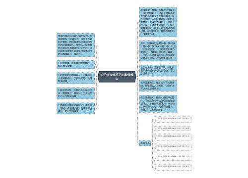 关于特殊情况下的取保候审