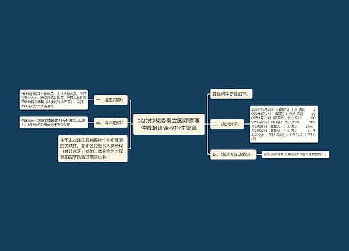 北京仲裁委员会国际商事仲裁培训课程招生简章