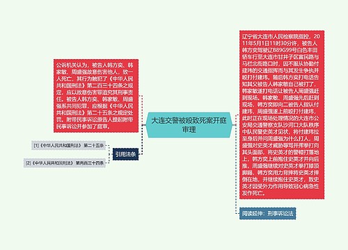 大连交警被殴致死案开庭审理