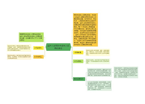 监护人在预防未成年人犯罪的责任