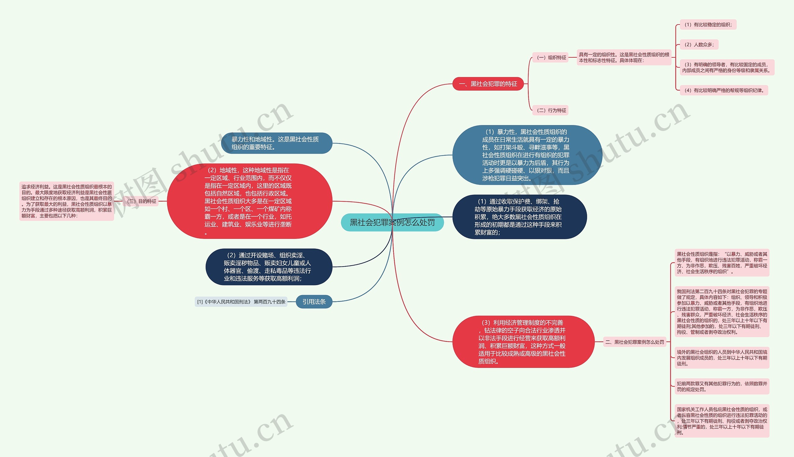 黑社会犯罪案例怎么处罚