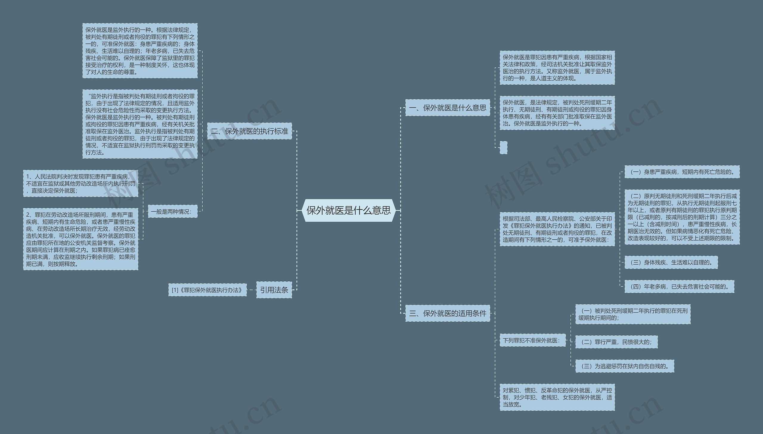 保外就医是什么意思思维导图