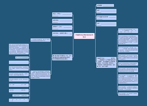 供借款保证用的担保合同范本
