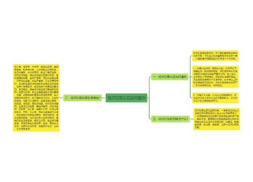 经济犯罪从犯如何量刑