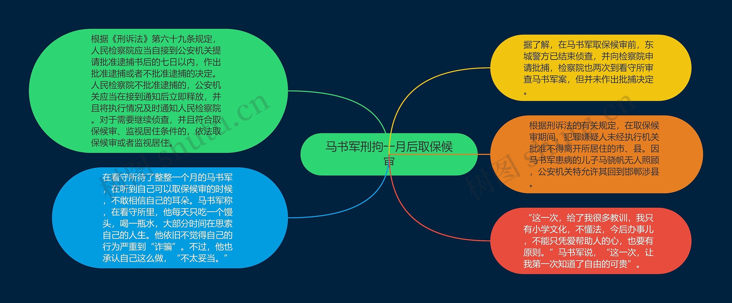 马书军刑拘一月后取保候审