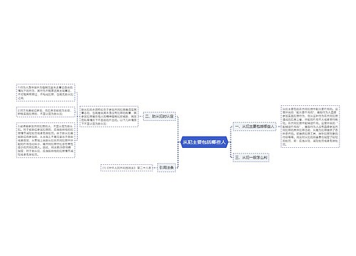 从犯主要包括哪些人